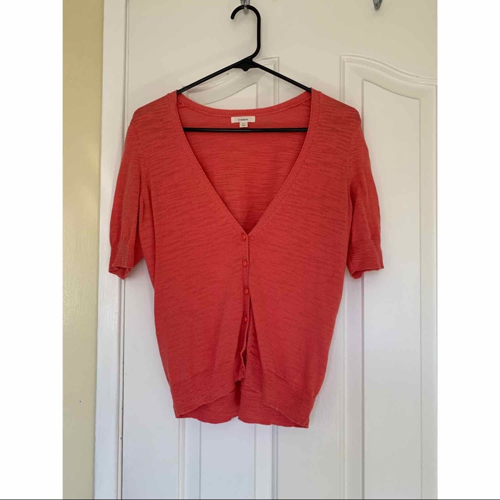 Pink cardigan from Caslon in Medium
